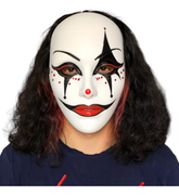 Máscara Adultos Joker Fiesta Disfraz Payaso Halloween Comodín